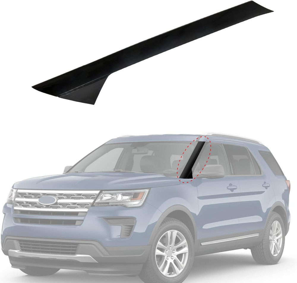 Windshield Pillar Trim Panel Molding Front Left for 2011-2019 Ford Explorer