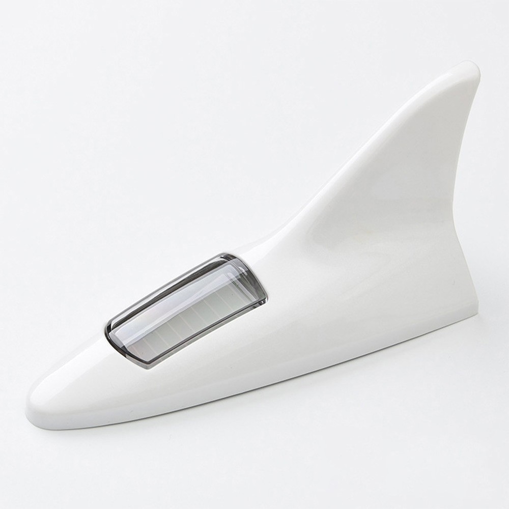 Solar Powered Vehicle Antenna Fin with LED Light and Auto On Off Function