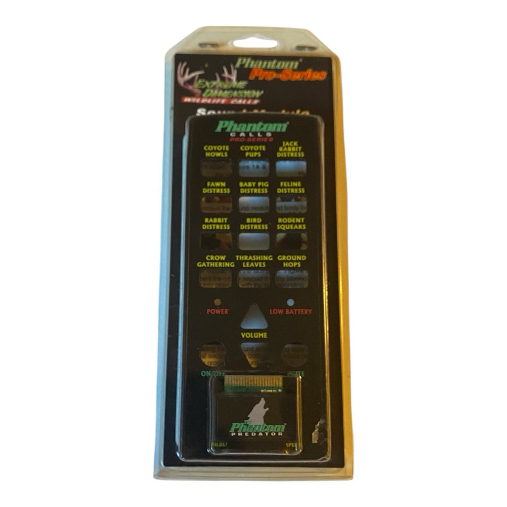 Extreme Dimensions Phantom Pro Wildlife Calls Sound Module The Phantom Predator