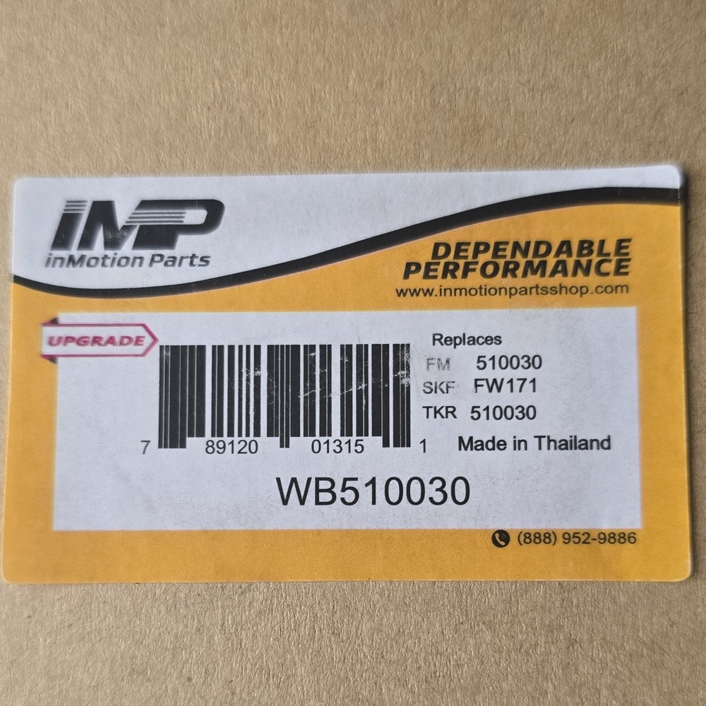 IMP Dependable Performance Set Of Wheel Bearings