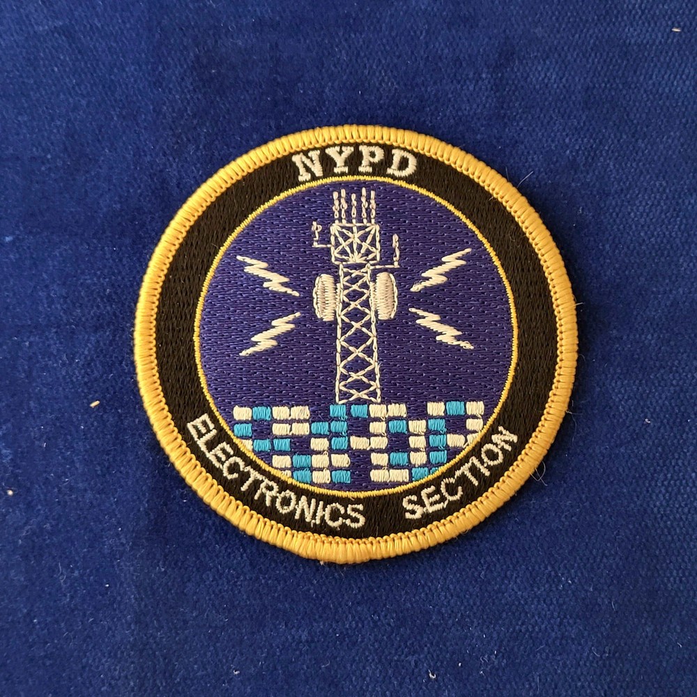Electronics Section Police Patch N.Y.P.D. #unique
