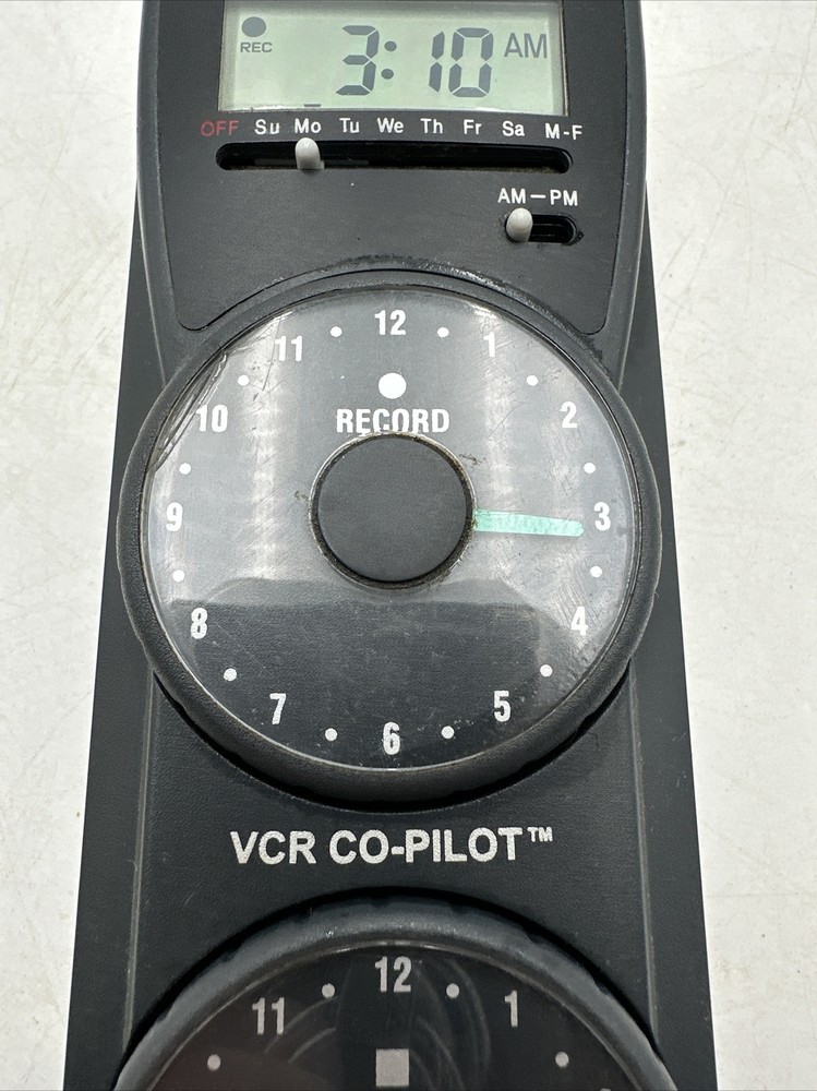 Original VCR Co-Pilot Remote Program & Record VHS Remote Control Tested Works!