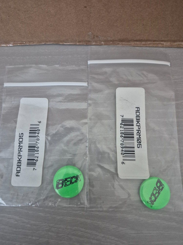Beck Band Green Pins (2)