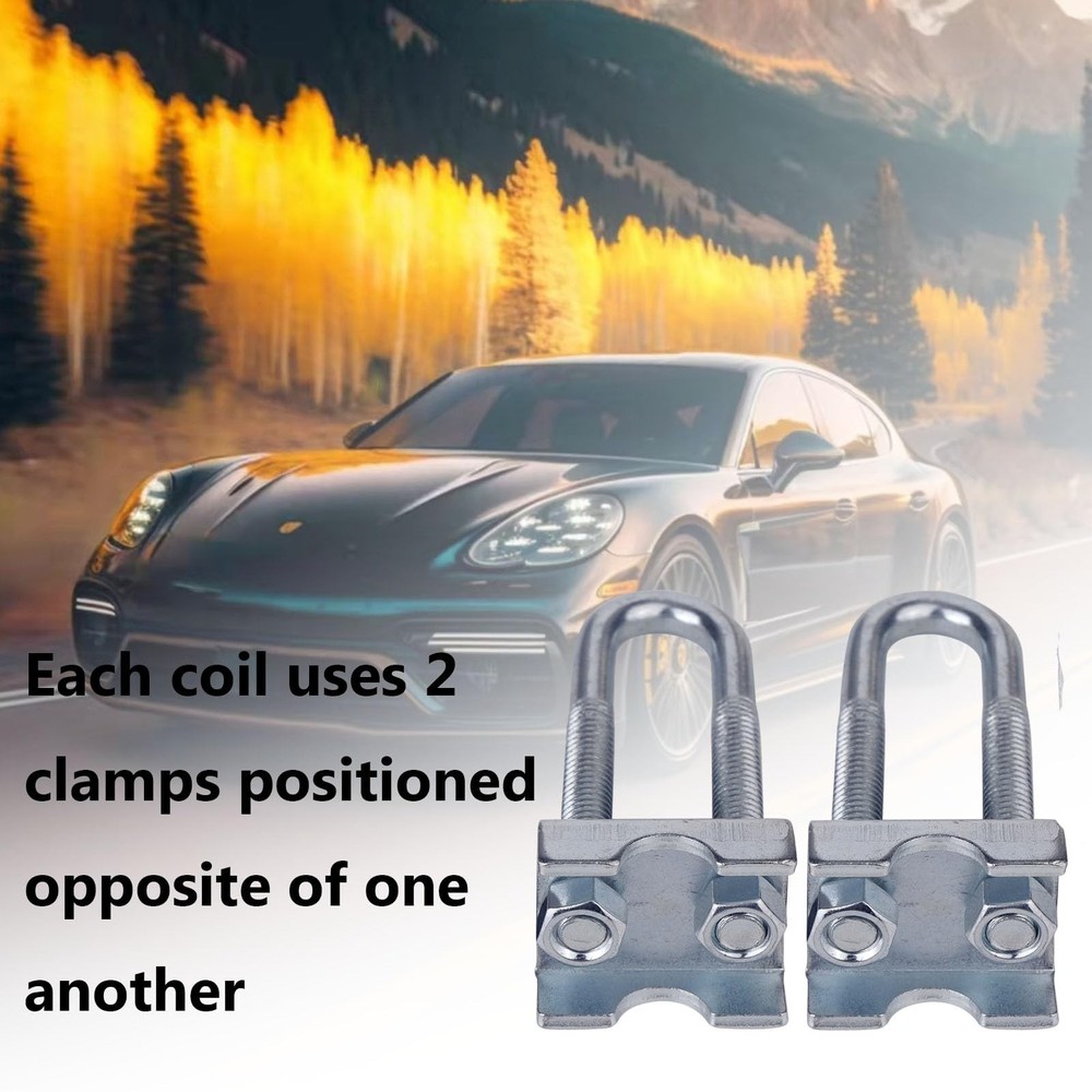 Adjustable Coil Spring LoweringLeveling Clamp Kit 4 Coil Spring Stabilizes Se...