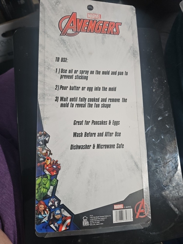 Marvel Avengers Two Silicone Breakfast Molds