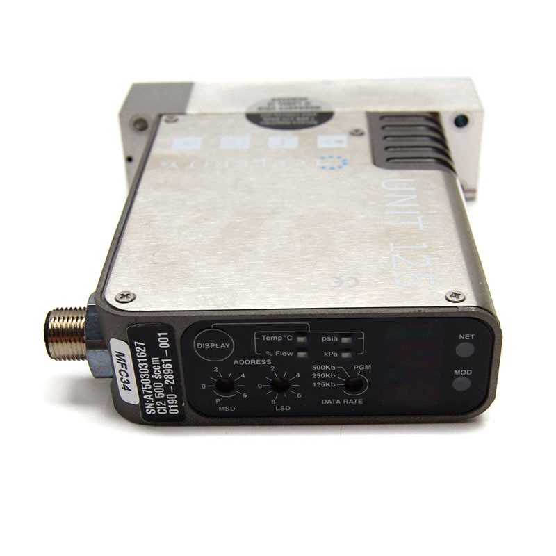 Celerity Unit IFC-125C Mass Flow Controller MFC (Cl2/500cc) D-Net Digital C-Seal