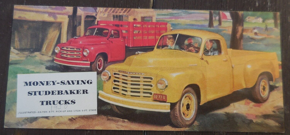 1950 Studebaker Truck Commercial Catalog Brochure  Excellent condition
