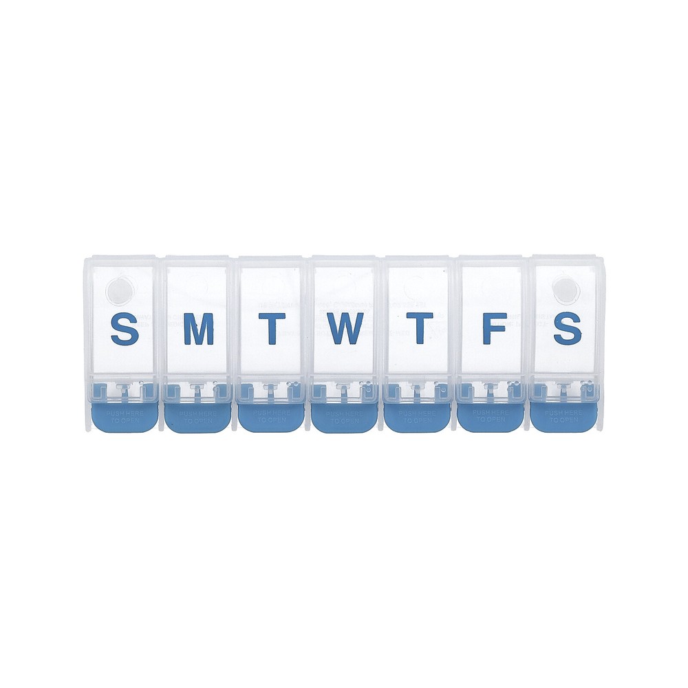 Weekly with Push Buttons Pill Planner, Medium, 1 Count