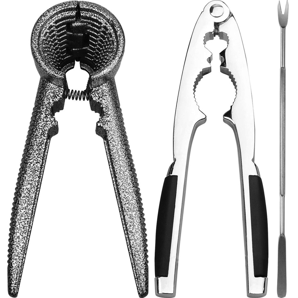 Nutcracker Pecan Walnut Nut Crackers Bundle Heavy Duty Shell Seafood Cracker ...