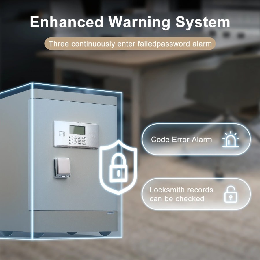 Heavy Duty Safe Box Digital Vault Large Capacity Key Wheels