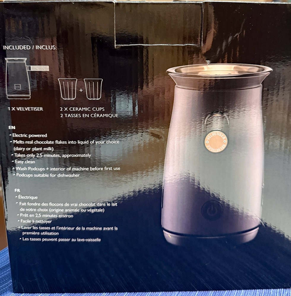Velvetiser Hotel Chocolat Drink Maker – Copper "NEW"