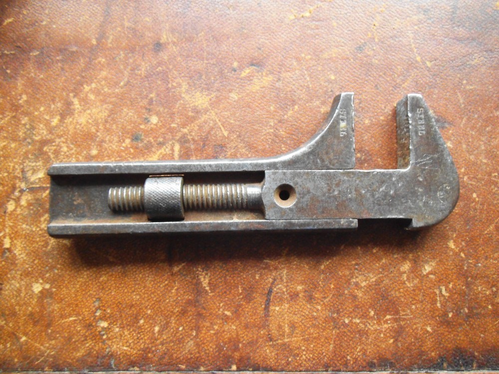 Vintage Girder Adjustable Spanner Wrench  7 " Lucas Copy !