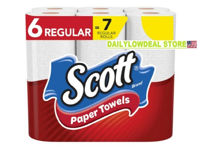 Scott Paper Towels Choose-A-Sheet 6 Regular Rolls = 7 Regular Rolls Towel