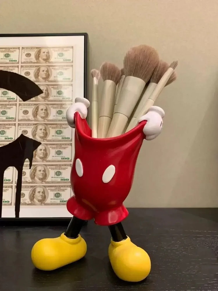 Mickey Pants Pen and Makeup Brush Holder