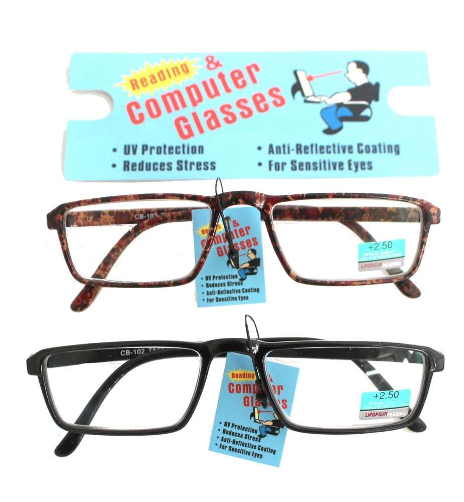 COMPUTER READING GLASSES WITH ANTI REFLECTIVE COATING  - UV PROTECTION LP111