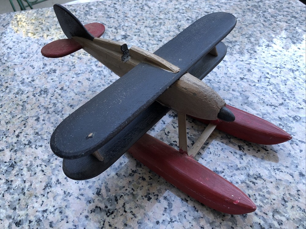 VintageProp Airplane Model Wood