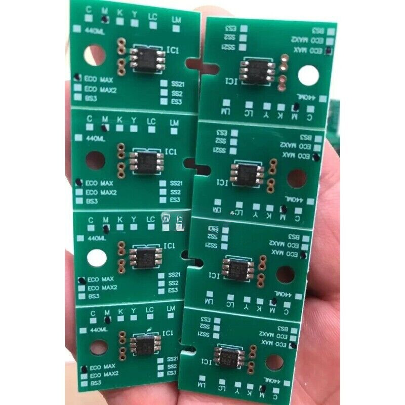 1Set 440ML MAX MAX2 MAX3Permanent Chip Compatible For Roland ECO-SOL ESL3 4 5