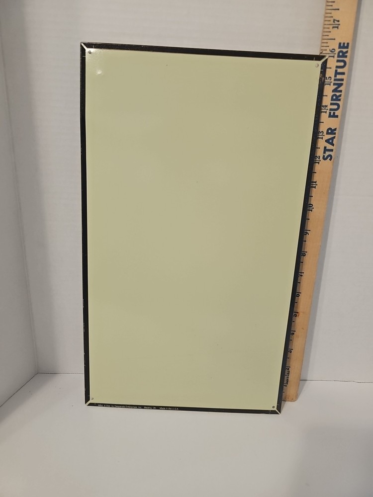 Old Gold WC Fields Cigarettes Tin Sign 16" x 9 1/2"