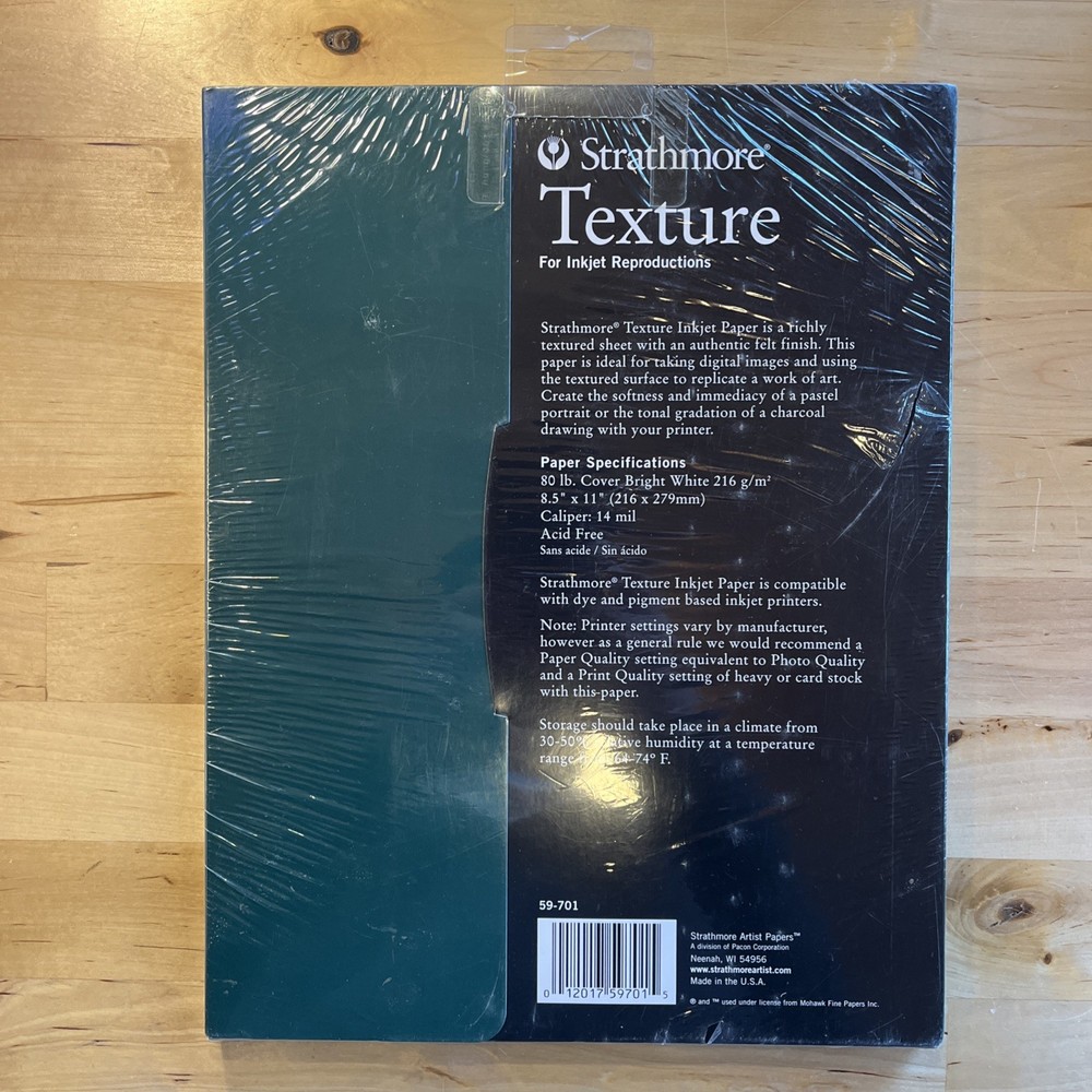 Inkjet Texture Printer Paper 25 Pack Strathmore Paper