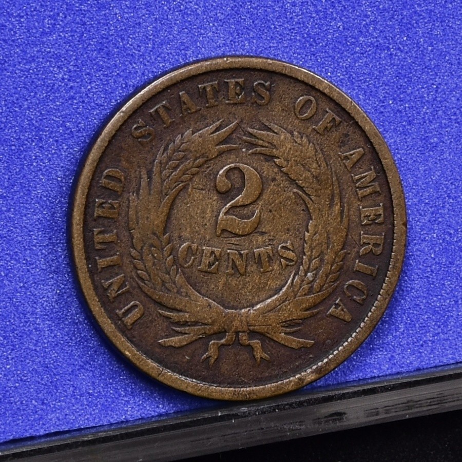1866 Two Cent Piece - Good (#59535-L)