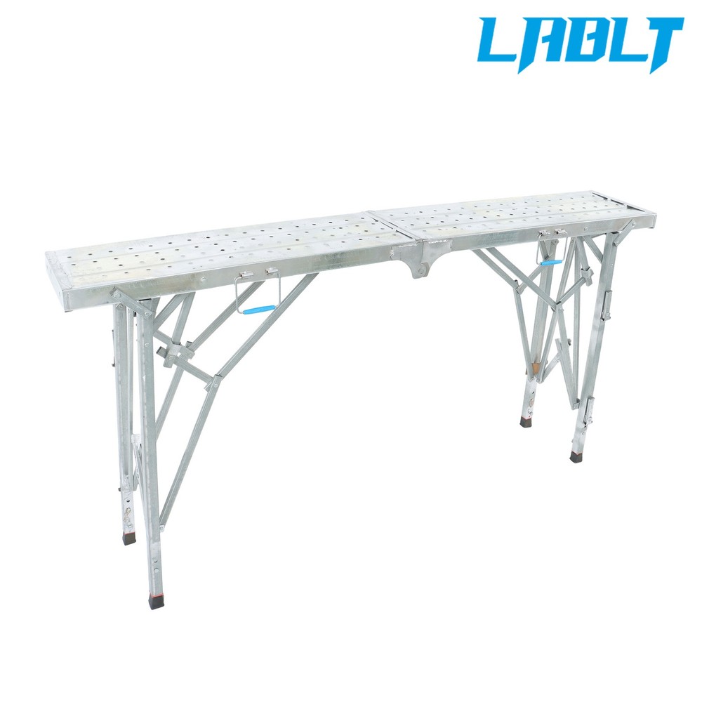 LABLT Portable Folding Scaffolding Platform Work Bench Scaffold Step Ladder 1.8M