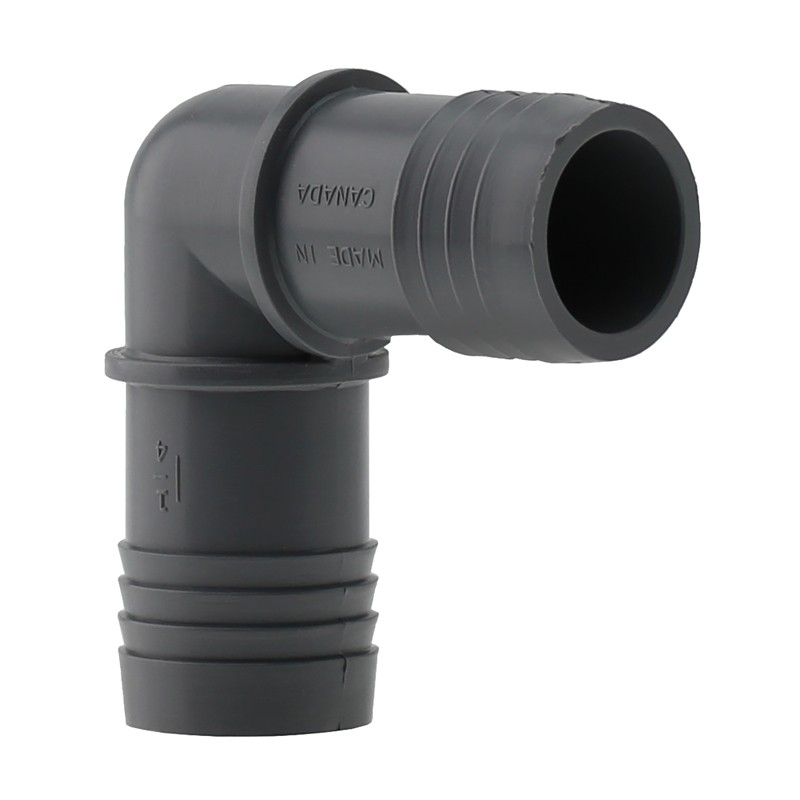Lasco 1406012RMC Plastic Poly Insert Elbow Fitting 1-1/4 in. for Cold Water
