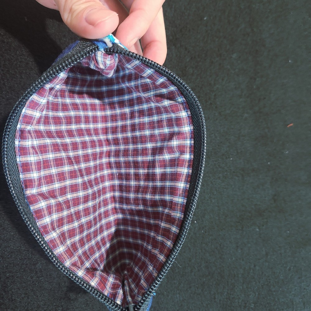 Patchwork Quilted Pencil Case/ Pouch made from up-cycled fabric