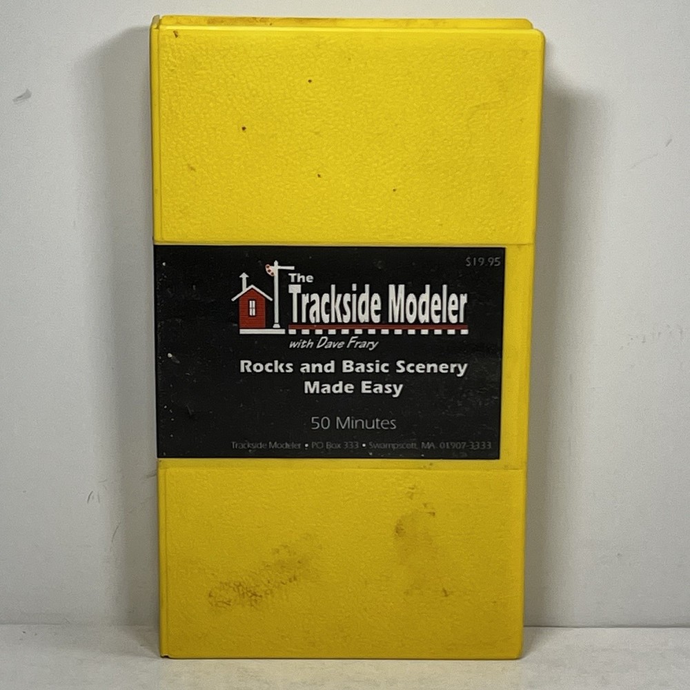 The Trackside Modeler Rocks And Basic Scenery Made Easy With Dave Frary VHS
