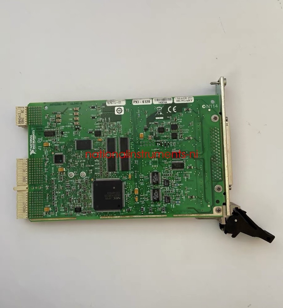 National Instruments PXI-6120 DAQ Card 16-bit Simultaneous Analog Input Tested