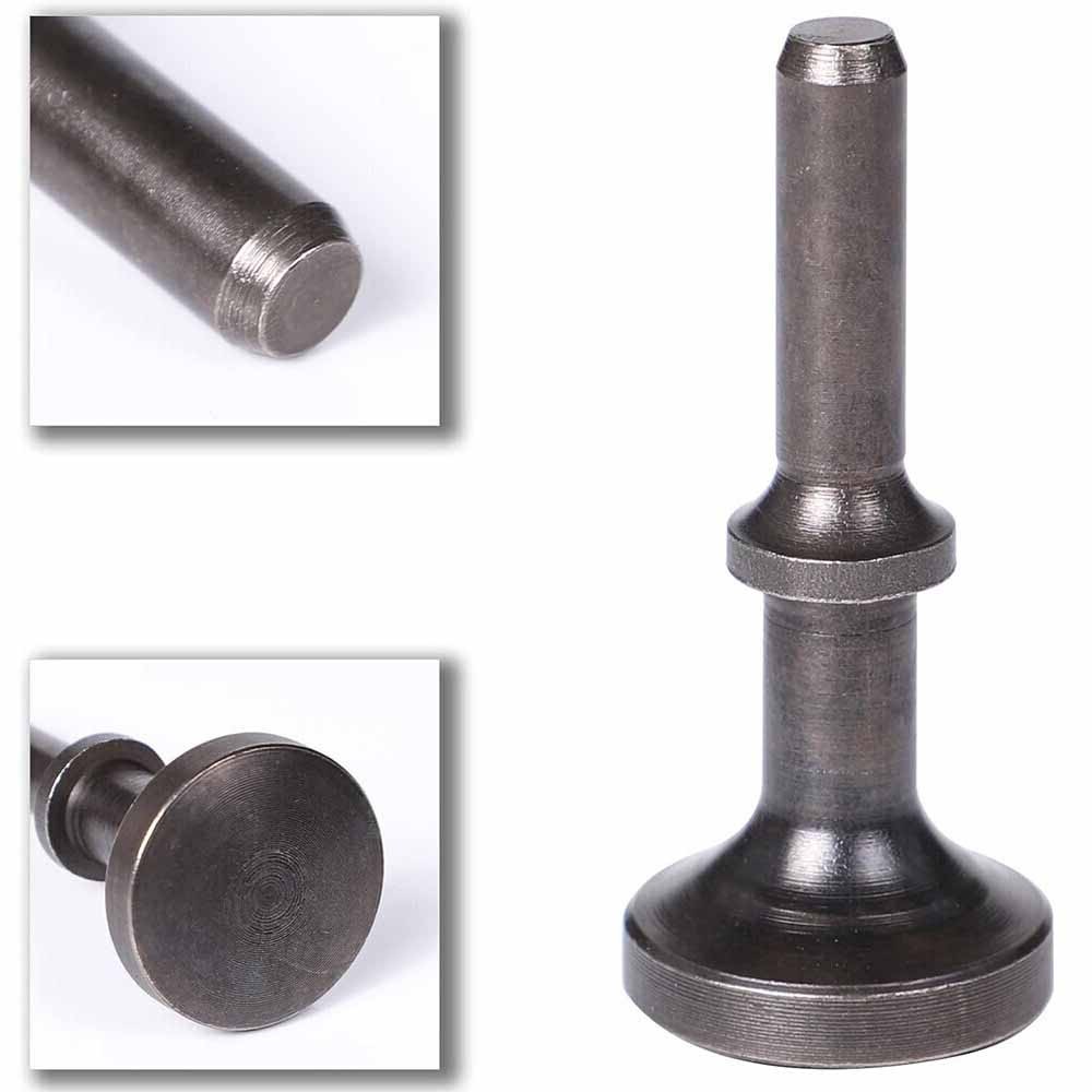 9Pcs Pneumatic Air Hammer Punch Chipping Bits Tool Chisel 0.39In Shank Tool Set