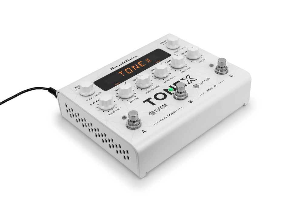 IK Multimedia TONEX Amp Modeler Multi-Effects Processor, LE Anniversary White