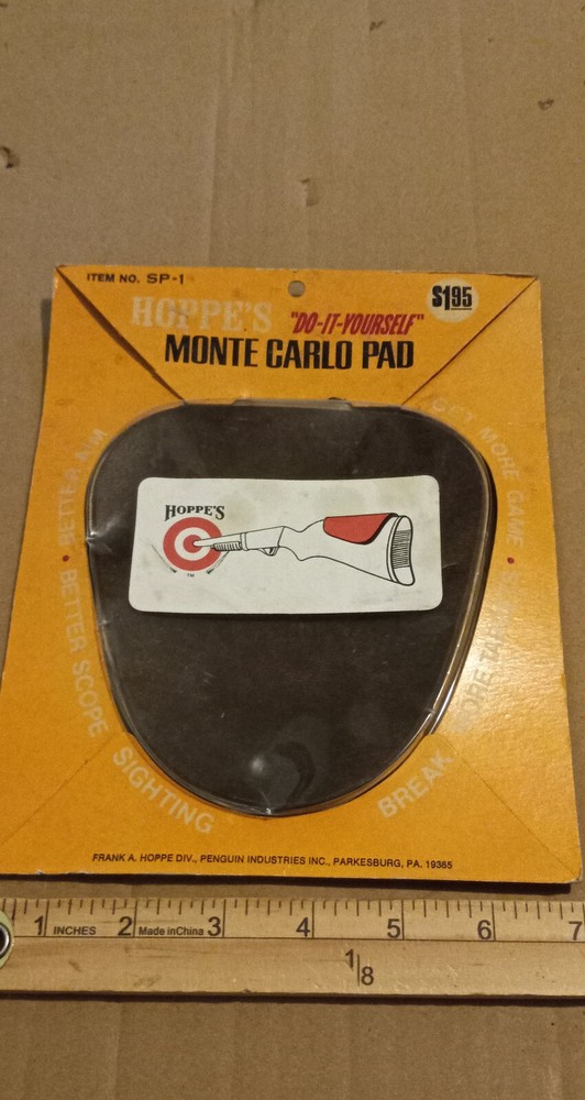 Vintage Hoppes Monte Carlo Do-It-Yourself Pad - Used