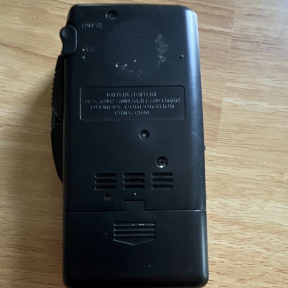 Olympus Pearlcorder S701 Handheld Microcassette Recorder Black