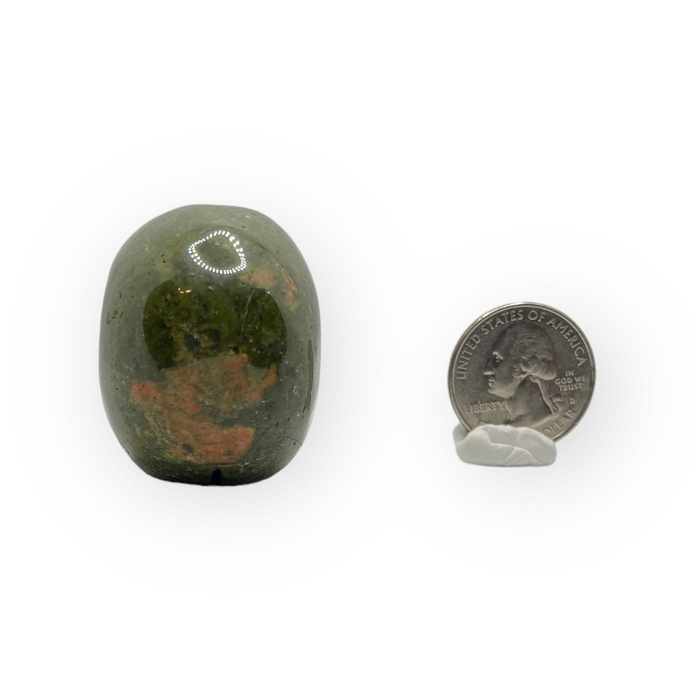 Unakite Skull Carving