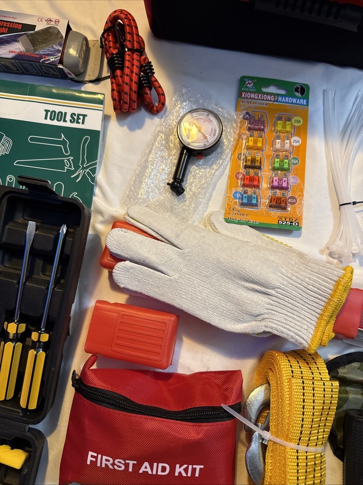 Watbas Roadside Emergency Kit Bag Set