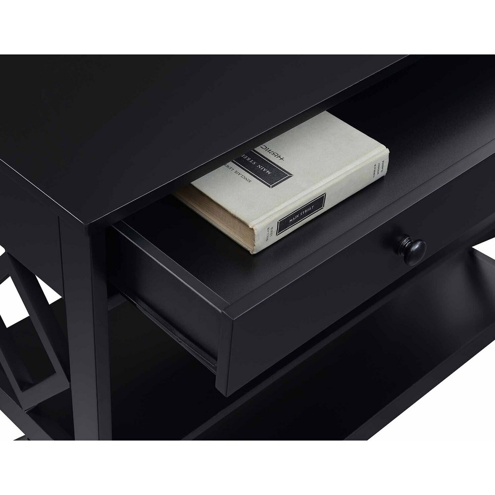 Convenience Concepts Diamond 1 Drawer Console Table