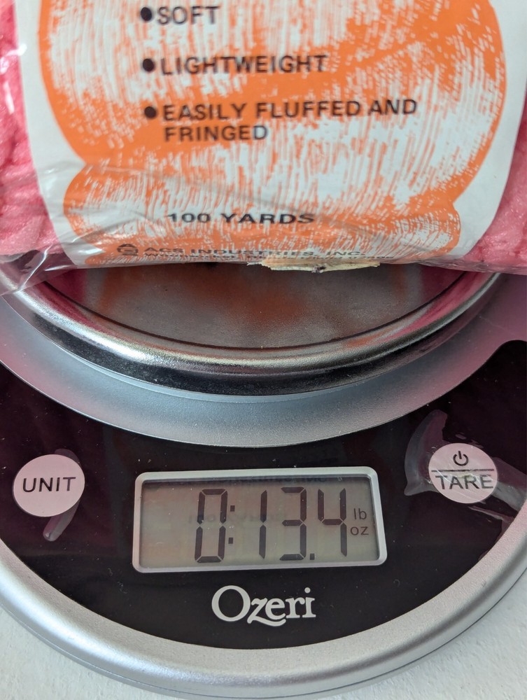 ACS Industries 6mm PINK Poly-olefin TWISTED Macrame Cord