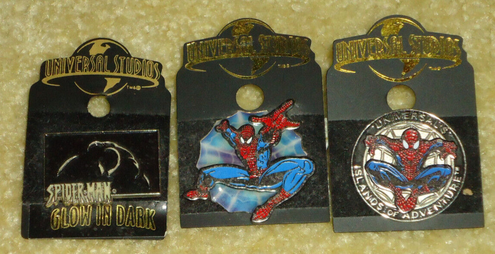 2004 Marvel/Universal Studios Florida: Spider-Man 3D Ride- Custom 3-Pin Bundle!