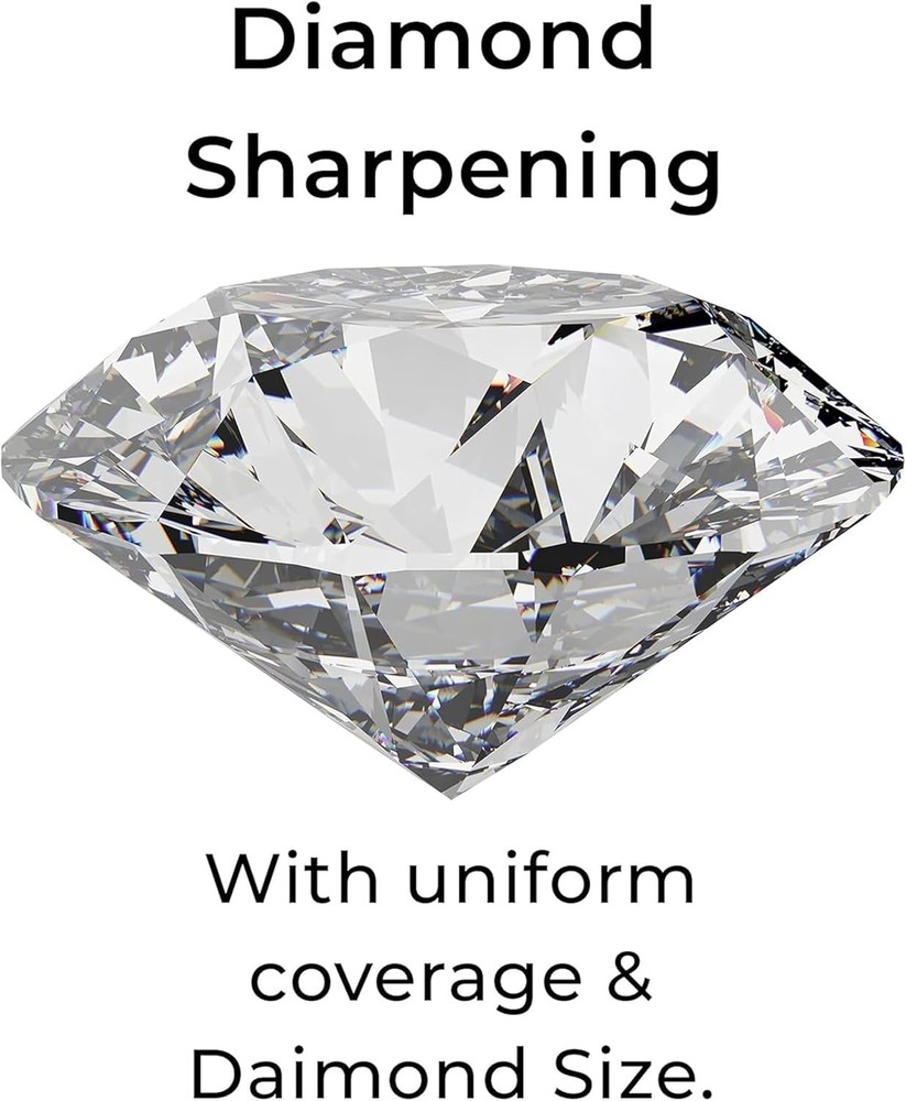 Dia-Sharp Diamond Knife Sharpener, Fine Diamond Sharpening Stone, 8-Inch