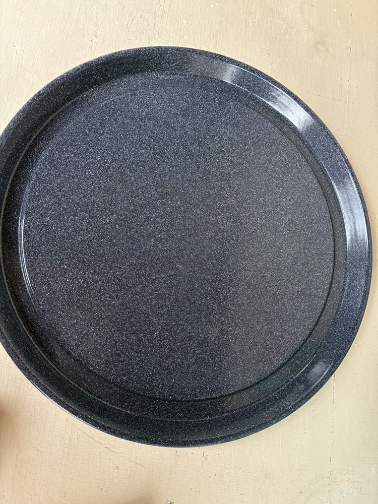 Sharp Carousel Blue Enamel Turntable Tray 14.75 NTNT-A005WRH0 + Book