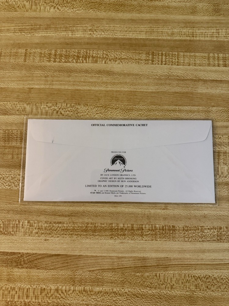 1991 FDC Star Trek 25th Anniversary Official Commemorative Cachet