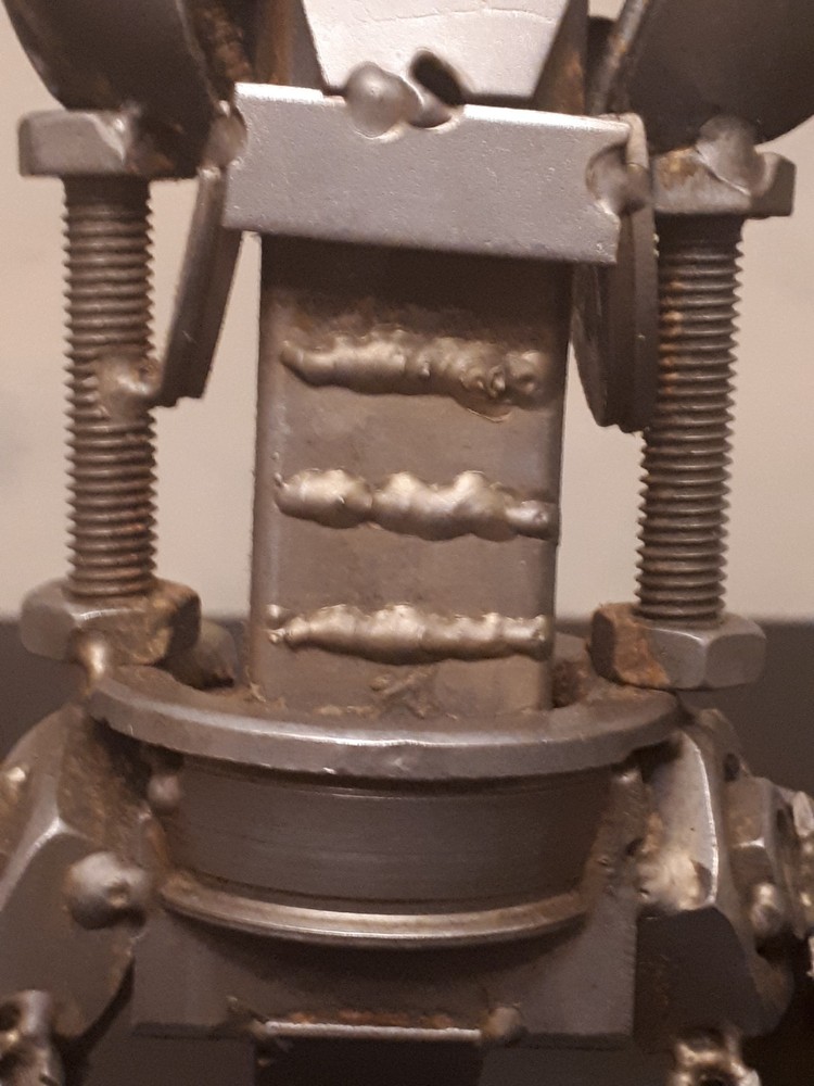 *****TERMINATOR T-800 HAND-BUILT METAL SCULPTURE*****