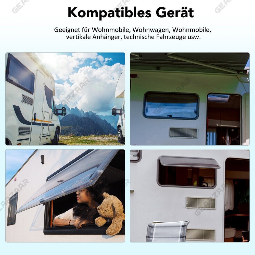 Caravan window side window pop out window 700*400mm with fly screen