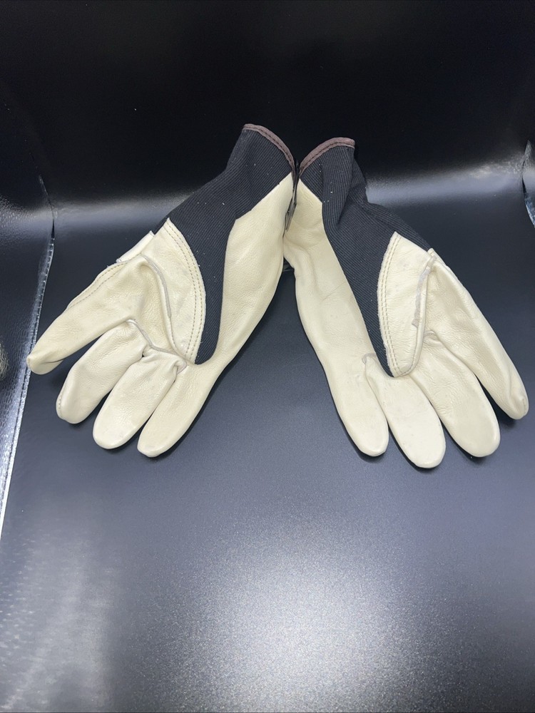 NEW Black Stallion FlexHand Grain Cowhide Gloves 19c Large