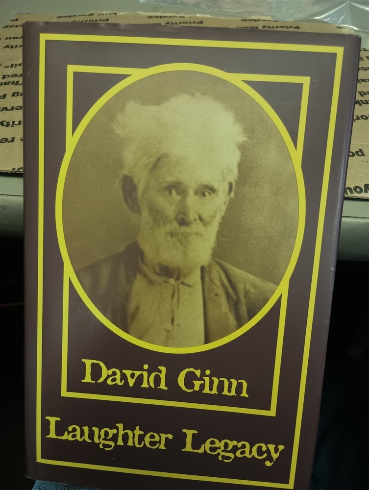 David Ginn Laughter Legacy Autographed Signed HC DJ