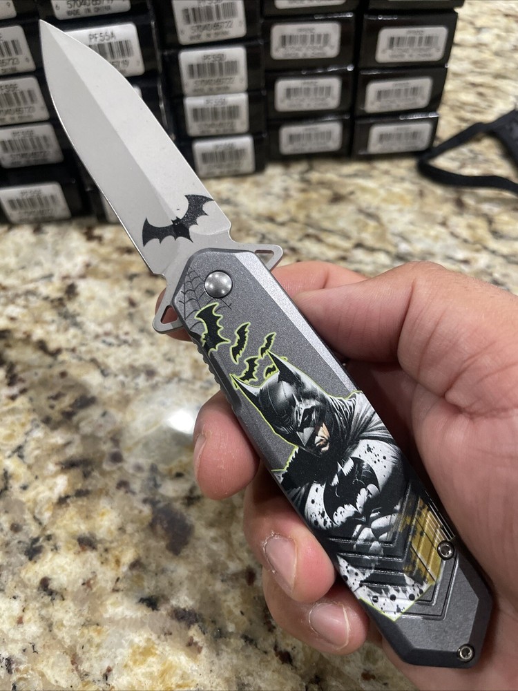 Comic Con Themed Spring Assited Pocket Knife -High Quality Folding Knife - 63A