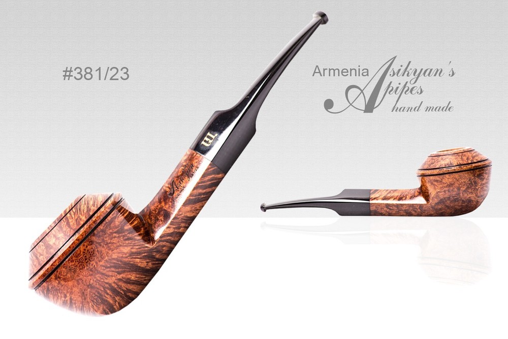 Asikyan Pipe #381/23 Bulldog Smooth Hand Made