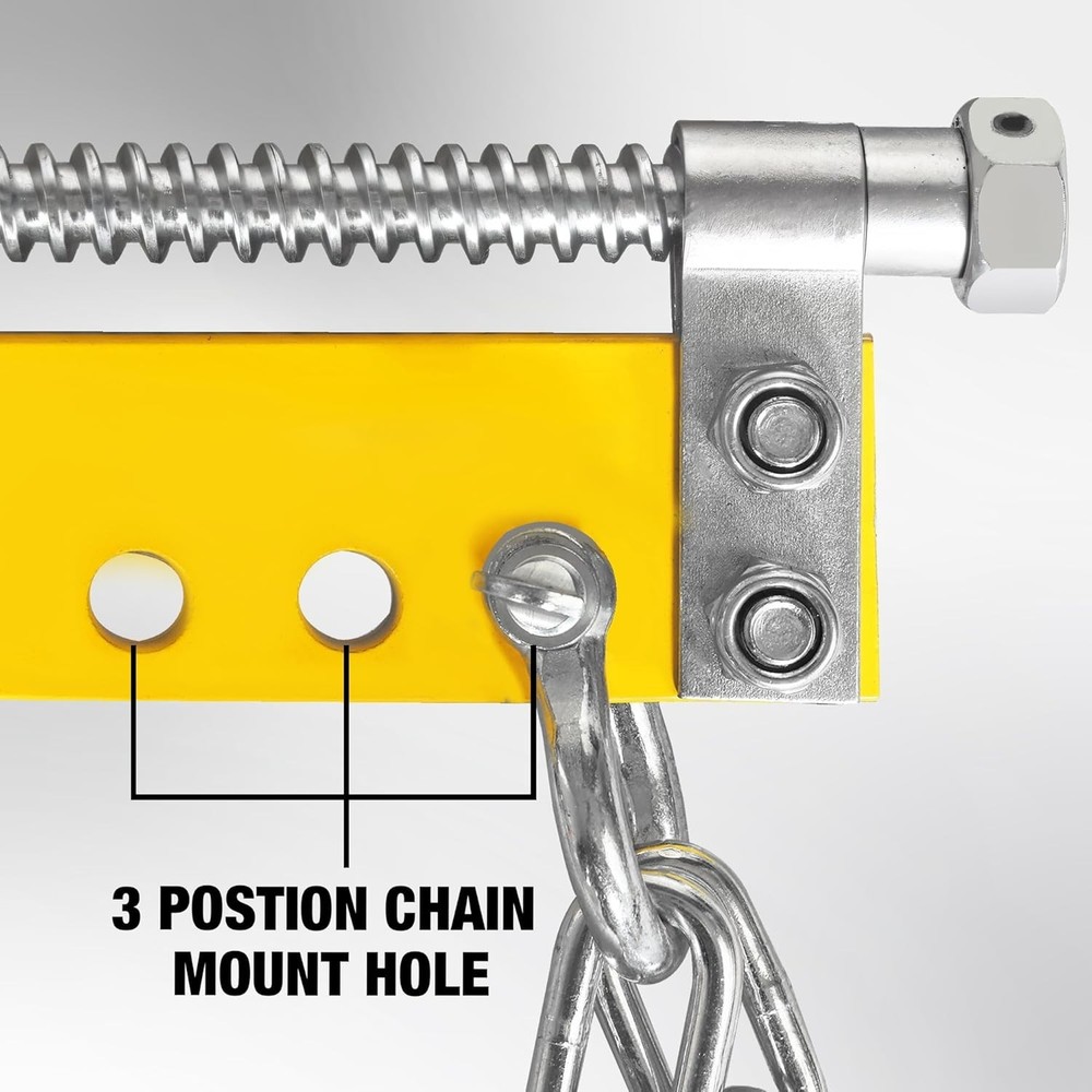 Heavy Duty Engine Hoist Crane with Adjustable Chain Mount for Easy Balancing
