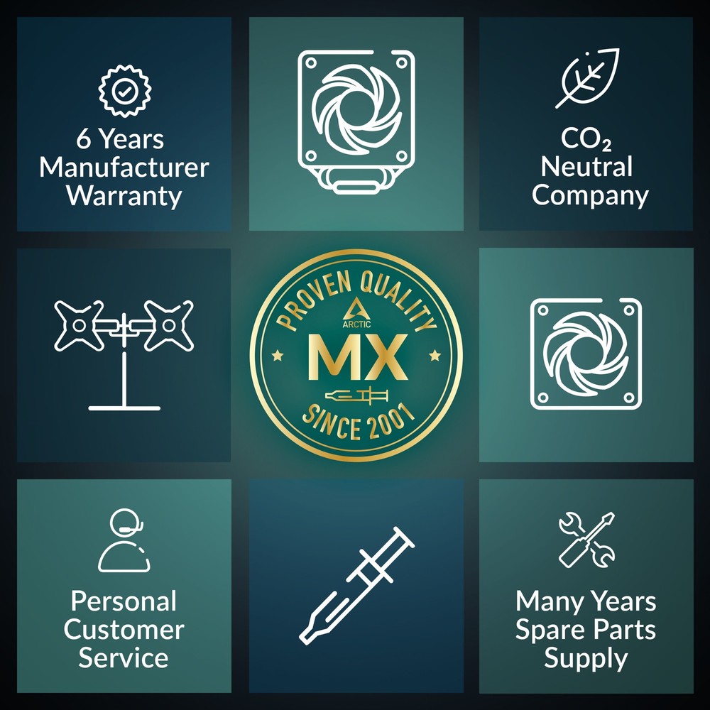 ARCTIC MX-7 (2g) Thermal Paste CPU GPU Grease Consoles PC Compound Laptop PS5