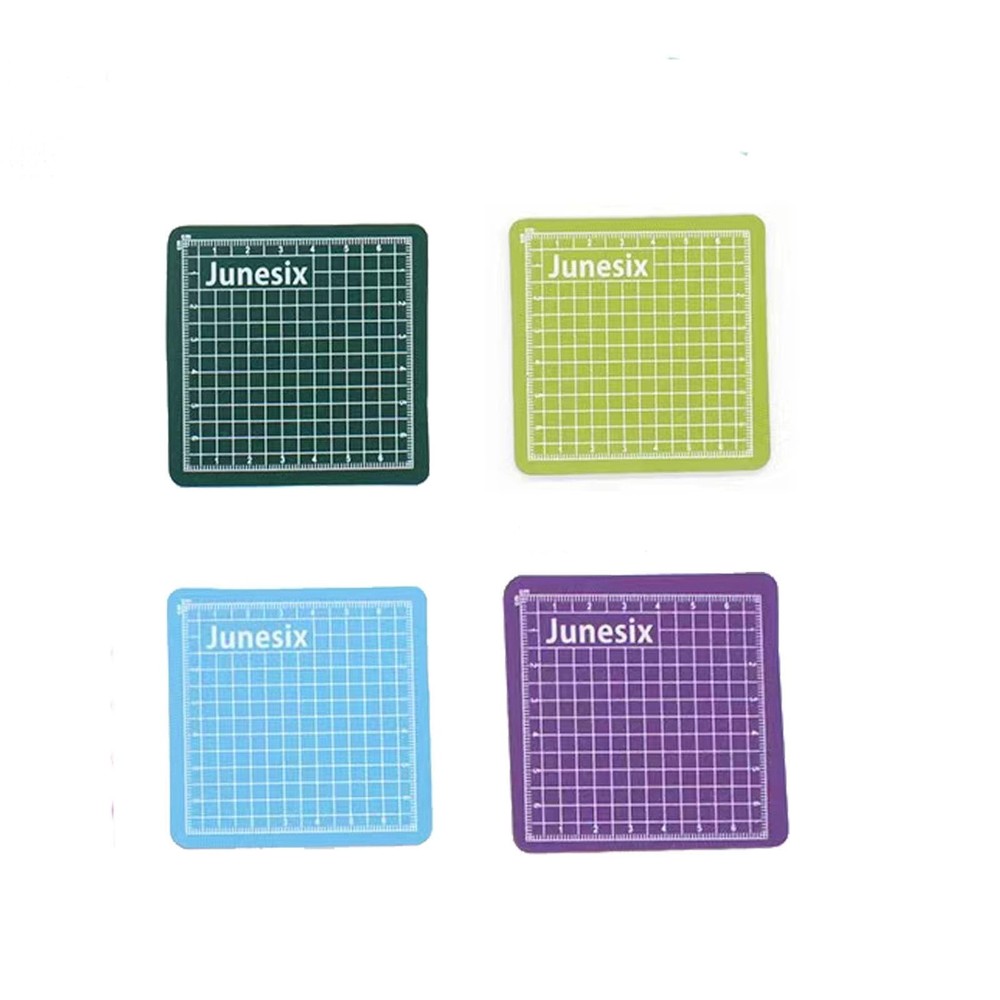 4Pieces Mini Cutting Pad Self Healing Craft Mat Small Sewing Cutting Mat Non-...